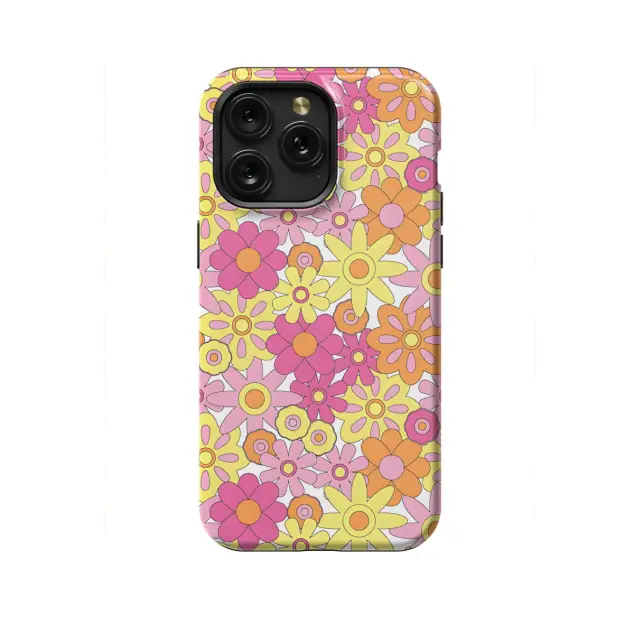 OnePlus Nord CE 5G Hand Drawn Colorful Groovy Floral Phone Case