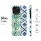 OnePlus Nord CE 5G Moroccan Ogee Indigo Green Watercolor Phone Case - Image 7