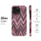OnePlus Nord N10 5G Bordeaux Zig Zag Watercolor Print Phone Case - Image 7