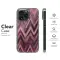 OnePlus Nord N10 5G Bordeaux Zig Zag Watercolor Print Phone Case - Image 8