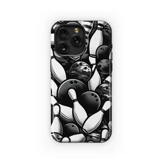 OnePlus Nord N10 5G Bowling Balls and Pins Camouflage Phone Case