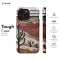 OnePlus Nord N10 5G Western Desert Vintage Line Shape Retro Phone Case - Image 5