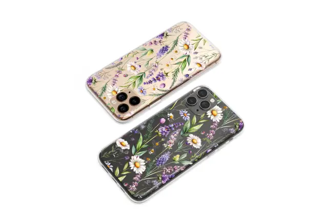 OnePlus Nord N200 5G Clear Enchanted Midnight Wildflower Garden Phone Case