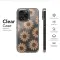 OnePlus Nord Clear Vintage Sepia Daisy Dream Pattern Phone Case - Image 6
