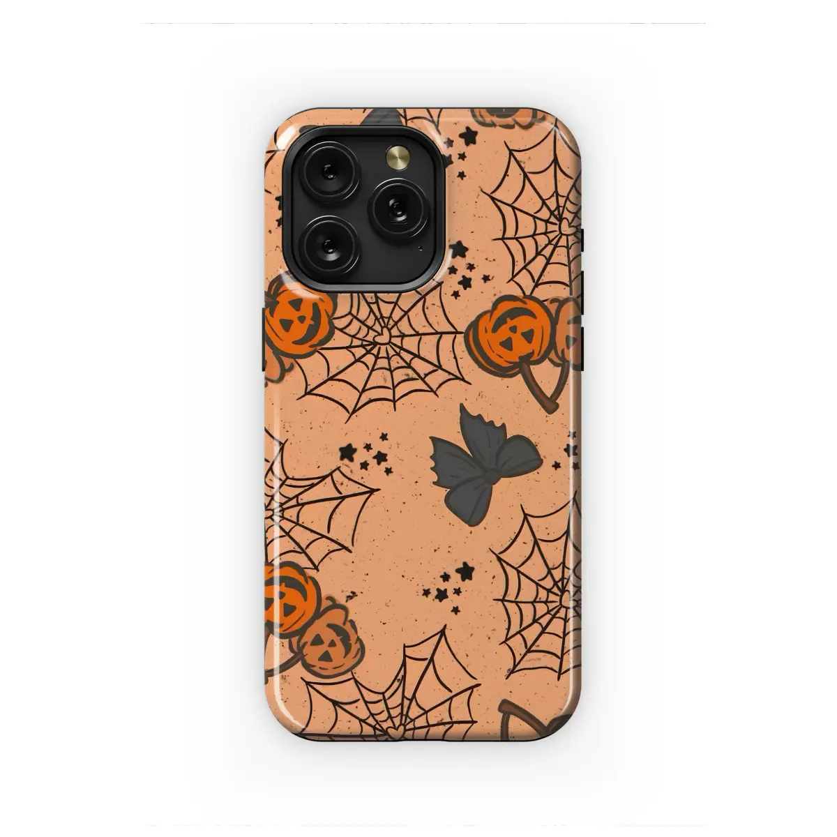 OnePlus Nord Vintage Spooky Bows & Webs Phone Case - Image 1
