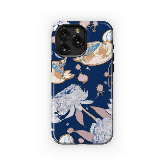 Oppo A52 Vintage Floral with Peonies and Ducks Phone Case