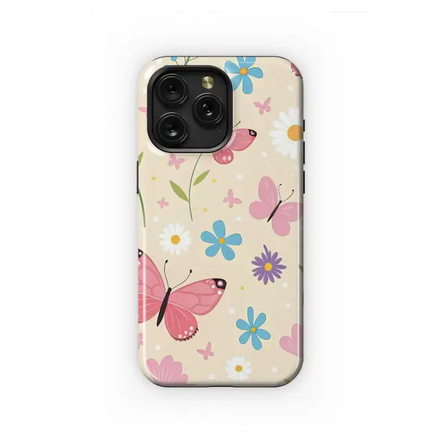 Oppo A58 4G Pastel Butterfly Garden Dream Art Phone Case
