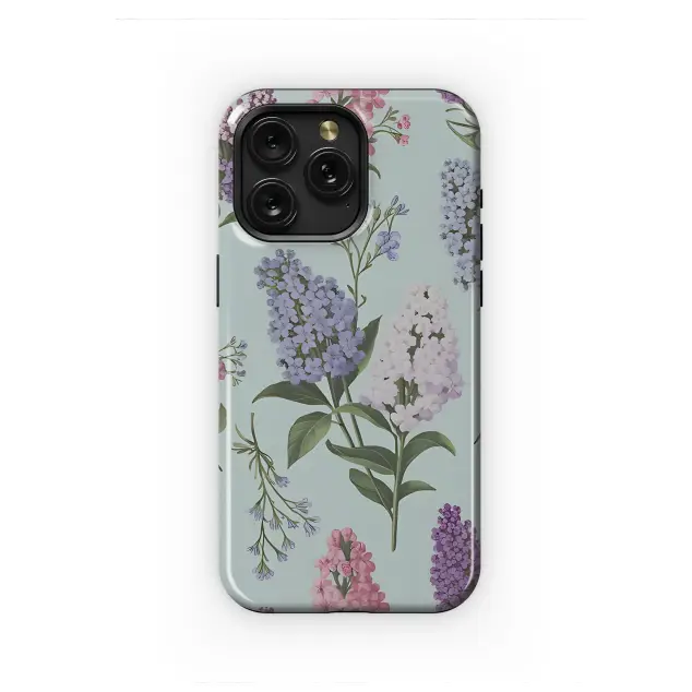 Oppo A58x Vintage Lilac Garden Dream Design Phone Case