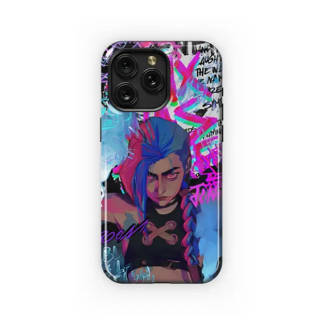 Oppo Find X3 Neo Arcane Cyberpunk Girl Power Phone Case