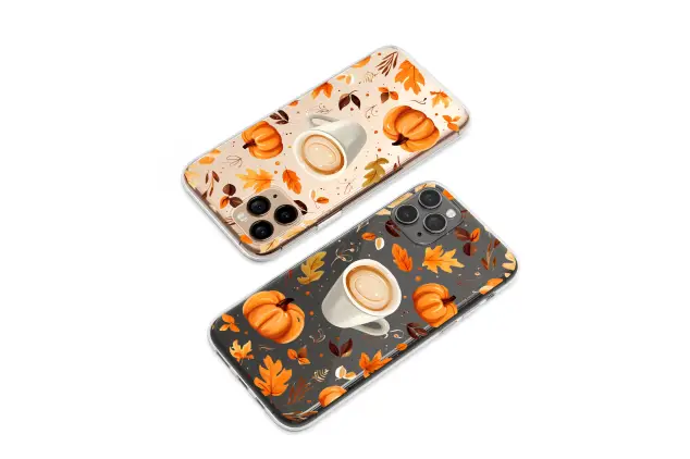 Oppo Find X3 Neo Clear A Warm Sip of Autumn Phone Case