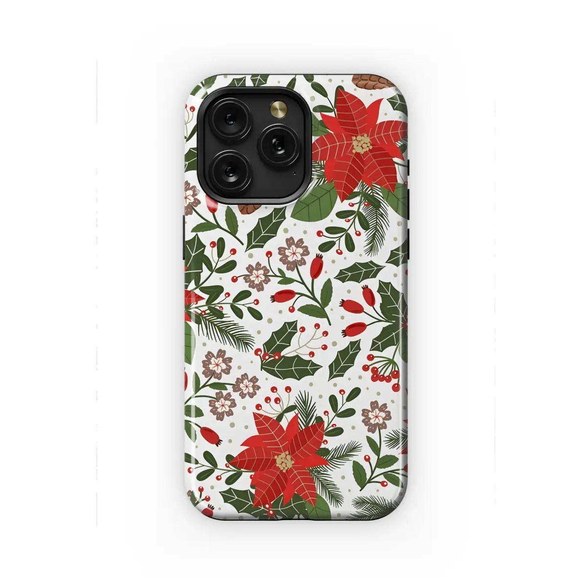 Oppo Find X3 Christmas Vintage Pattern Ornaments Phone Case - Image 1