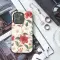 Oppo Find X5 Pro Vintage Crimson & Cream Floral Garden Phone Case - Image 3
