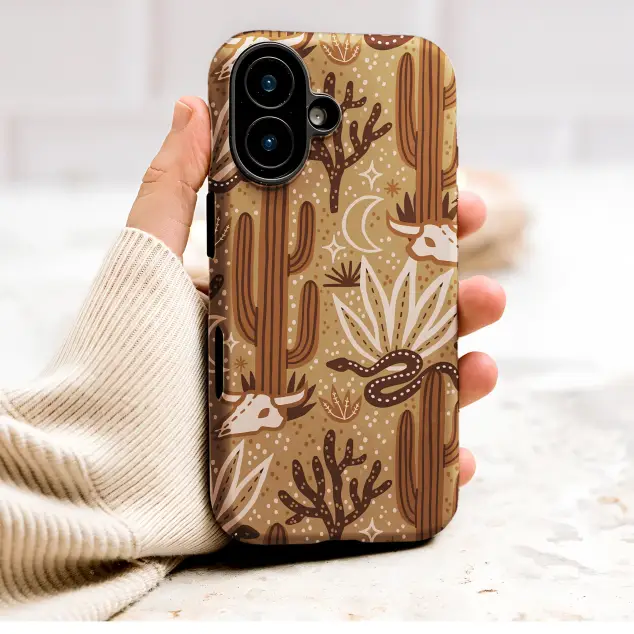 Oppo Reno 10 Pro Boho Western Desert Cactus and Skull Design Mini S S Phone Case