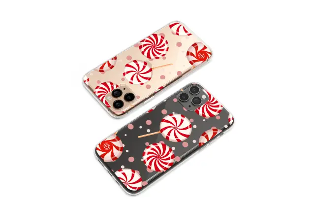 Oppo Reno 10 Pro Clear Clear Sweet Peppermint Swirl Lollipop Pattern Mini S S Phone Case