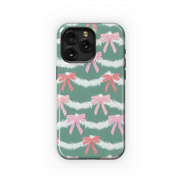 Oppo Reno 10 Pro Coquette Pink Bows Holiday Garland Pattern Mini S S Phone Case