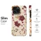 Oppo Reno 10 Pro Crimson Bloom Vintage Floral Art Phone Case - Image 7