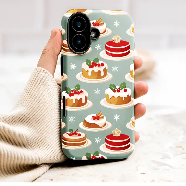 Oppo Reno 10 Pro Festive Christmas Cake Holiday Dessert Pattern Mini S S Phone Case