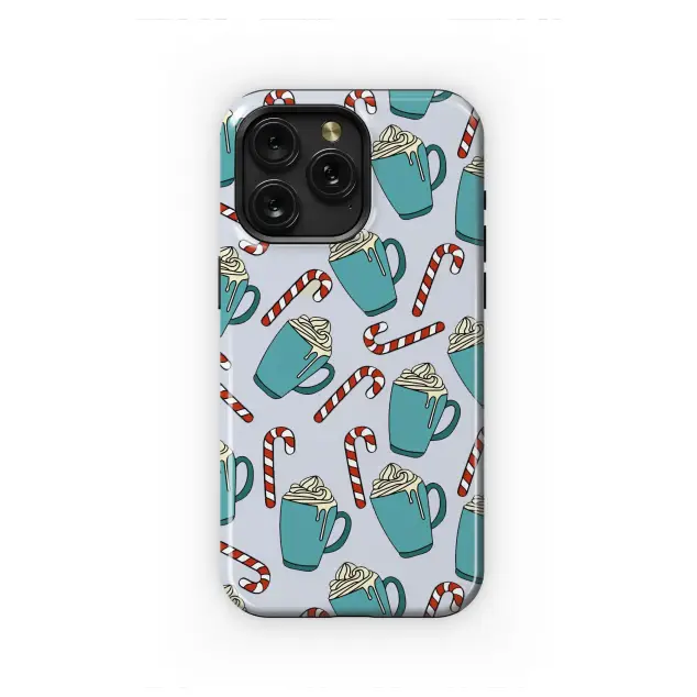 Oppo Reno 10 Pro Festive Hot Cocoa Candy Cane Winter Illustration S S Phone Case