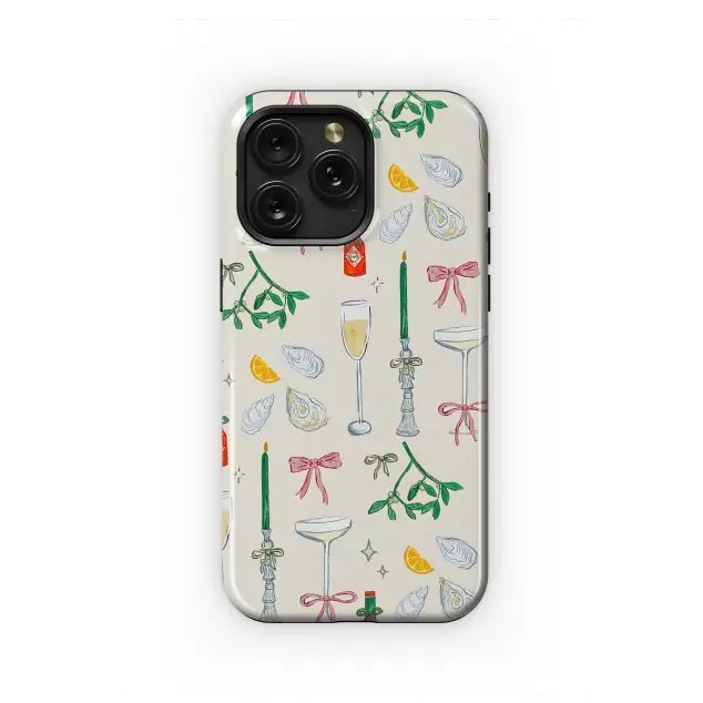 Oppo Reno 10 Pro Festive Oysters Champagne Holiday Pattern Mini S S Phone Case