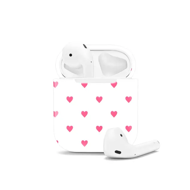 Oppo Reno 10 Pro Heart Pattern AirPods AirPods AirPods AirPods AirPods Glossy Phone Case