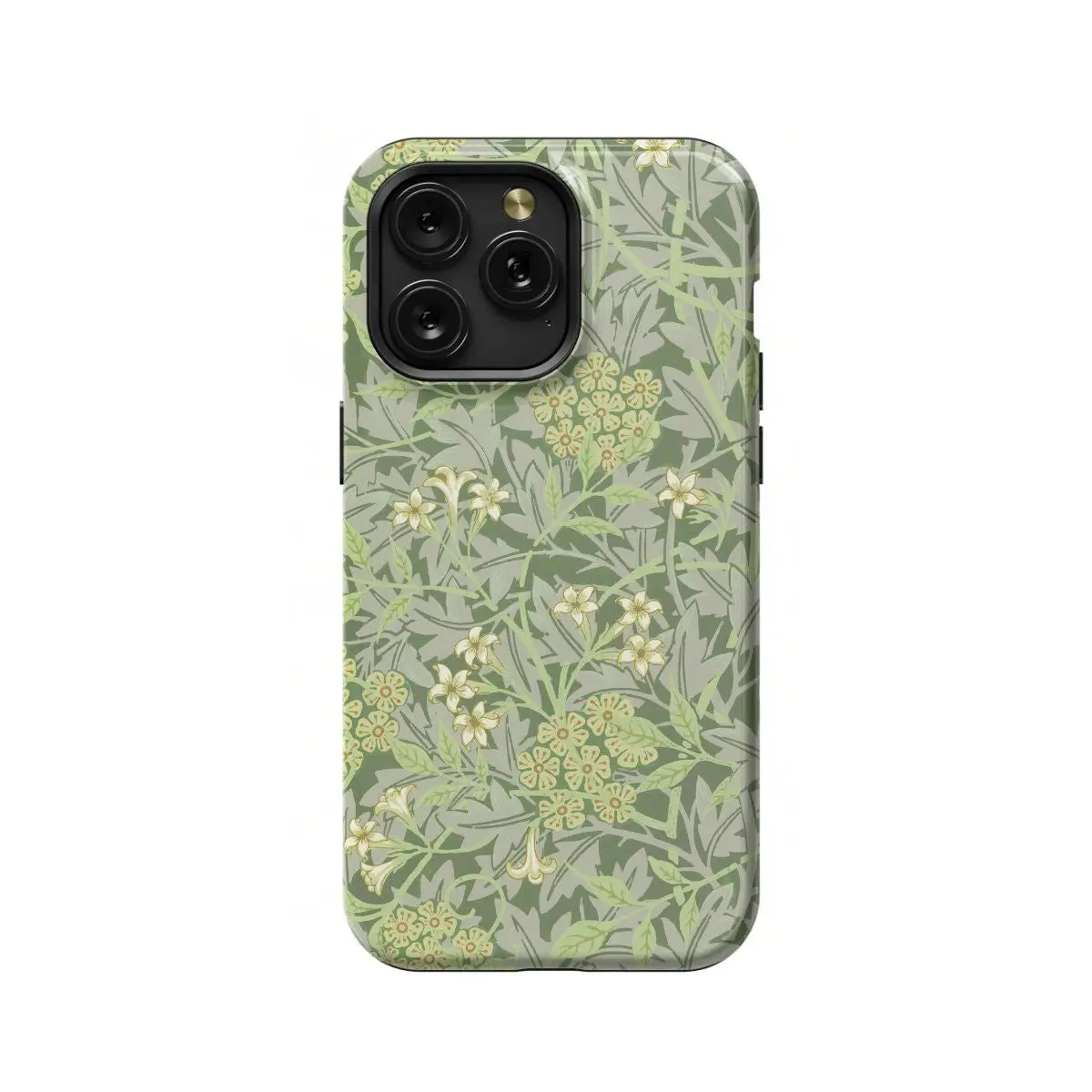 Oppo Reno 10 Pro Sage Green Floral Vintage Botanical Leaf Art William Phone Case - Image 1