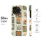 Oppo Reno 10 Pro Vintage Orange Floral Postage Stamp Illustration S S Phone Case - Image 7
