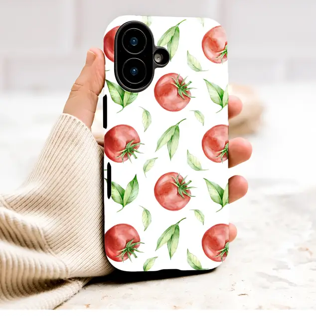 Oppo Reno 10 Pro Watercolor Tomato Pattern Botanical Garden Fresh Vegetable Illustration S S Phone Case