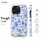 Oppo Reno 11 F Vintage Floral Wildflower Blue Toile De Jouy Phone Case - Image 6