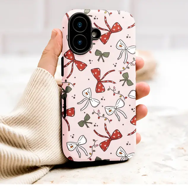 Oppo Reno 11 Pro Festive Snowman Bows Pink Christmas Pattern Mini S S Phone Case