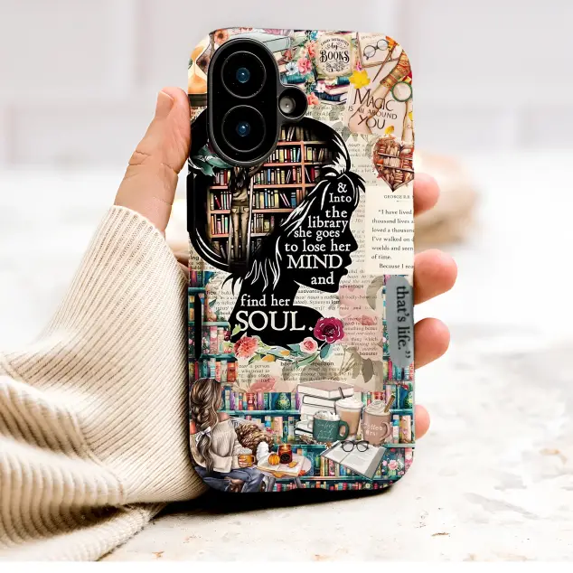 Oppo Reno 11 Pro Library Quote Bookworm Collage Cozy Reading Art Mini S S Phone Case