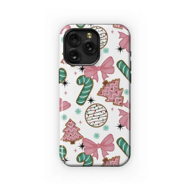 Oppo Reno 11 Pro Pink Christmas Gingerbread Cookie Festive Design S S Phone Case