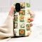 Oppo Reno 11 Pro Vintage Orange Floral Postage Stamp Illustration S S Phone Case - Image 1