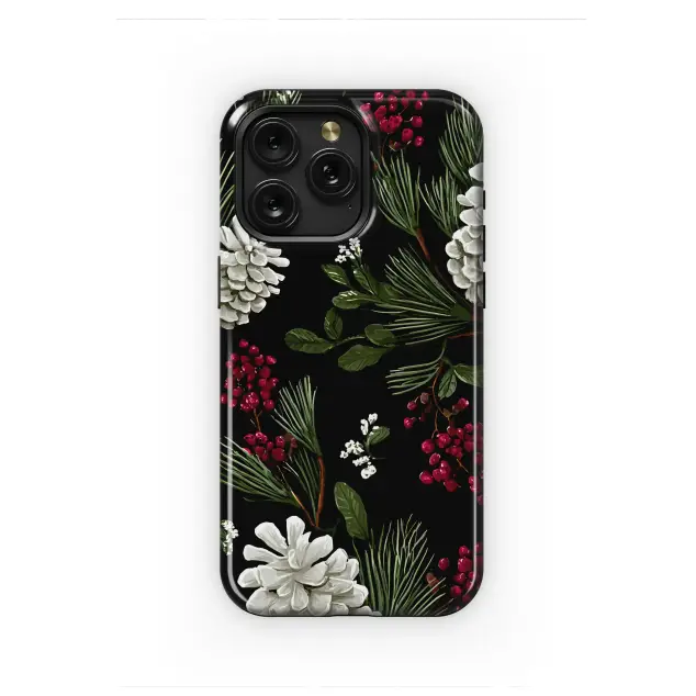 Oppo Reno 11 Pro Winter Pinecone and Berry Botanical Art Mini S S Phone Case