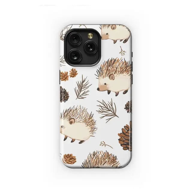 Oppo Reno 11 Pro Woodland Hedgehog and Pinecone Autumn Pattern Mini S S Phone Case