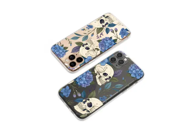 Oppo Reno 11 Clear Garden of Eternal Indigo Slumber Phone Case