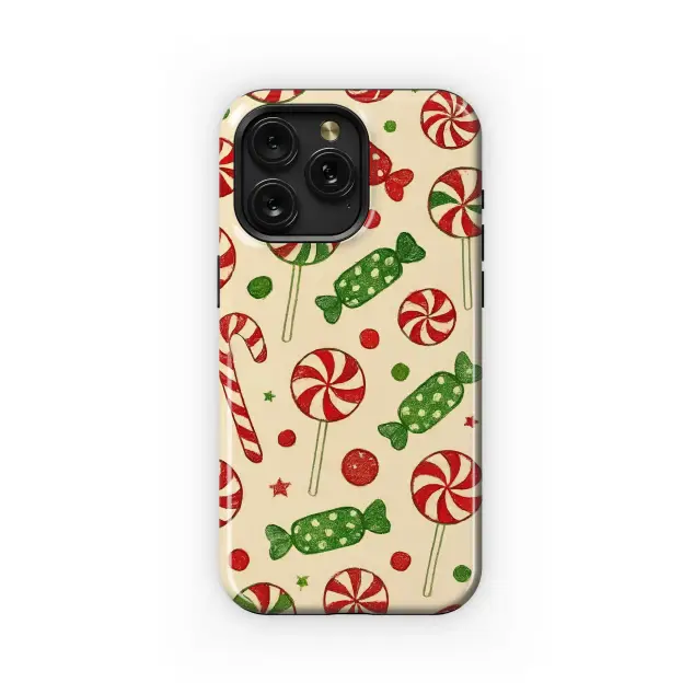 Oppo Reno 11 Retro Christmas Candy Festive Holiday Pattern Mini S S Phone Case