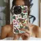Oppo Reno 11 Vintage Christmas Candy Cane and Holly Berry Pattern S S Phone Case - Image 2