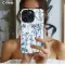 Oppo Reno 11 Vintage Floral Wildflower Blue Toile De Jouy Phone Case - Image 2