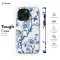 Oppo Reno 11 Vintage Floral Wildflower Blue Toile De Jouy Phone Case - Image 6