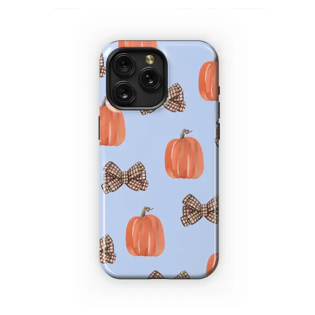 Oppo Reno 12 F Autumn Pumpkin Plaid Bow Watercolor Pattern Mini S S Phone Case