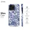 Oppo Reno 12 F Vintage Floral Wildflower Blue Toile De Jouy Phone Case - Image 7