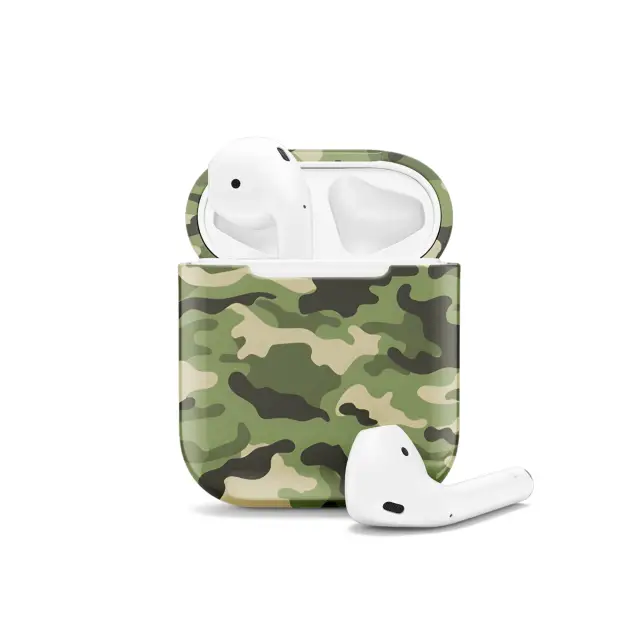 Oppo Reno 12 Pro Camouflage Pattern AirPods AirPods AirPods AirPods AirPods Glossy Phone Case