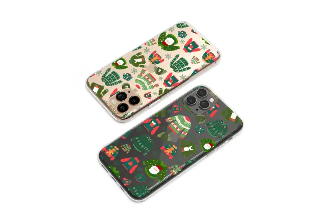 Oppo Reno 12 Pro Clear Clear Glitchy Ugly Christmas Sweater Holiday Pattern S S Phone Case