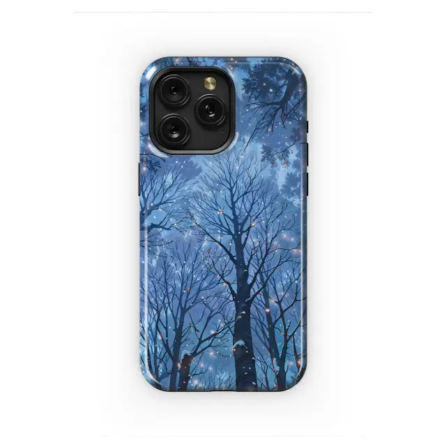 Oppo Reno 12 Pro Enchanted Winter Forest with Magical Lights Mini S S Phone Case