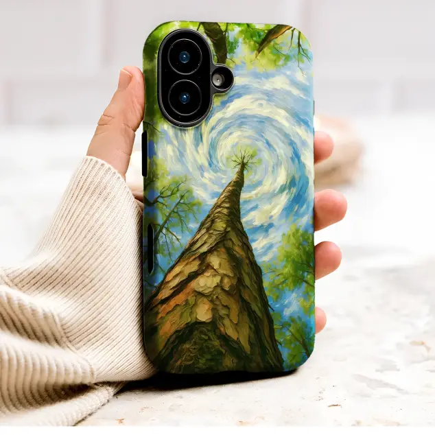 Oppo Reno 12 Pro Impressionist Swirling Sky Forest Art Mini S S Phone Case