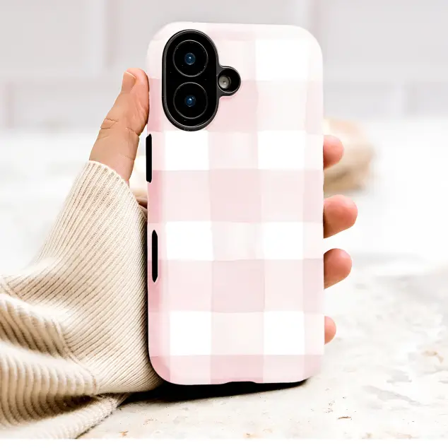 Oppo Reno 12 Pro Pink Watercolor Gingham Check Design Mini S S Phone Case