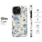 Oppo Reno 12 Pro Toile De Jouy Vintage Floral Seamless Pattern Phone Case - Image 7