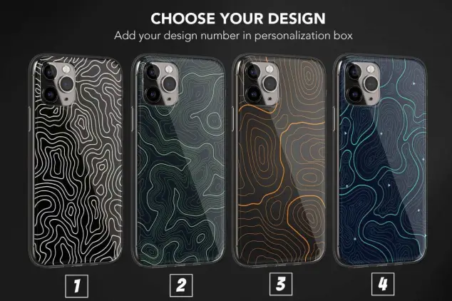 Oppo Reno 12 Pro Topographic Map Phone Case
