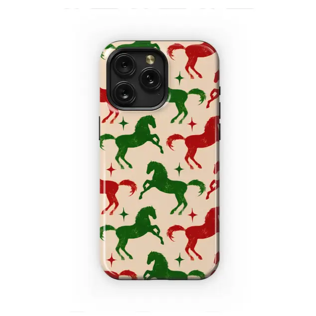 Oppo Reno 12 Pro Vintage Christmas Horse Equestrian Pattern Design S S Phone Case