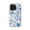 Oppo Reno 12 Pro Vintage Floral Wildflower Blue Toile De Jouy Phone Case - Image 1